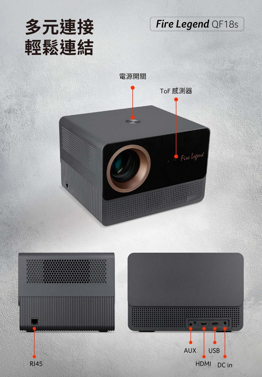 ACER AOPEN QF18S 搭配電動布幕推薦規格