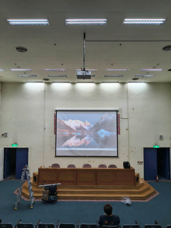 雲科大體育館|投影與控制系統整合,佳譽原案例現場照片